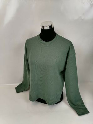 Damen Pullover Grün Khaki One Size