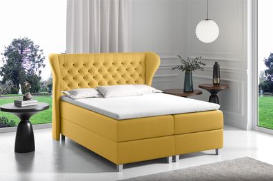 Boxspringbett Schlafzimmerbett Lorenzo 180x200cm in div. Farbvarianten