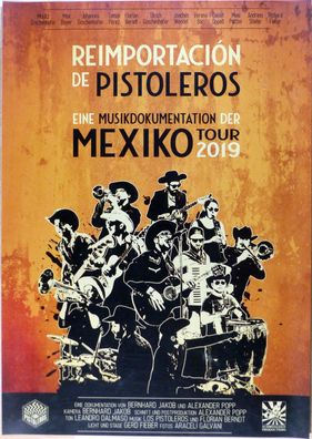 Los Pistoleros Güeros - Mexico Tour 2019 - Original Kino-Plakat A1 - Filmposter