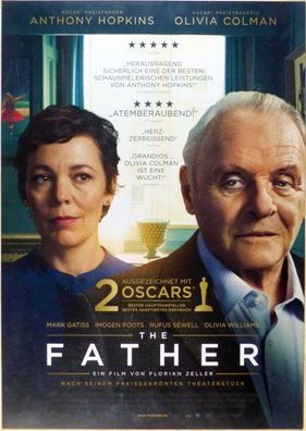 The Father - Original Kinoplakat A1 - Anthony Hopkins, Olivia Colman - Filmposter