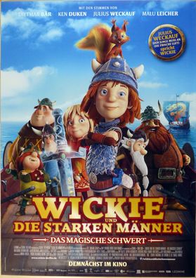 Wickie und die starken Männer - Das magische Schwert - Org Kinoplakat A0 - Filmposter