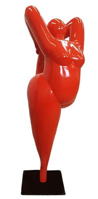 Moderne Frauenstatue 85cm verkleinert 85cm fér draußen aus Polyresin