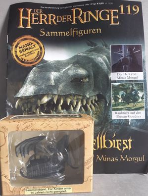 Herr der Ringe Figur: Fellbiest in Minas Morgul #119 OVP + Heft Eaglemoss NEU