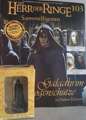 Herr der Ringe Figur: Galadhrim-Bogenschütze in Helms Klamm #103 OVP + Heft Eaglemoss