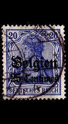 Germany REICH Besetzung [Belgien] MiNr 0004 I a ( O/ used )