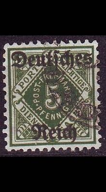 Germany REICH Dienst [1920] MiNr 0052 ( O/ used )