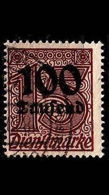 Germany REICH Dienst [1923] MiNr 0092 ( O/ used )