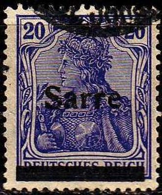 Germany Saar [1920] MiNr 0008 I ( O/ used )