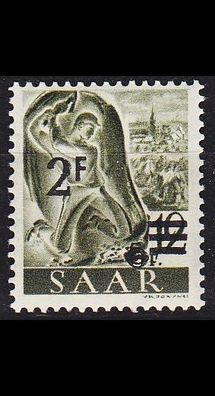 Germany Saar [1947] MiNr 0229 XI ( * */ mnh )