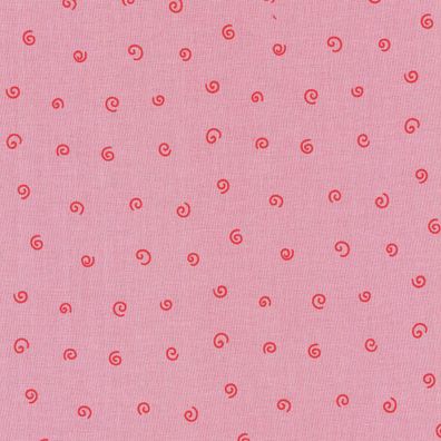Westfalenstoffe Junge Linie 0,5m rosa Kreisel * Kinderstoffe * 100% Baumwolle
