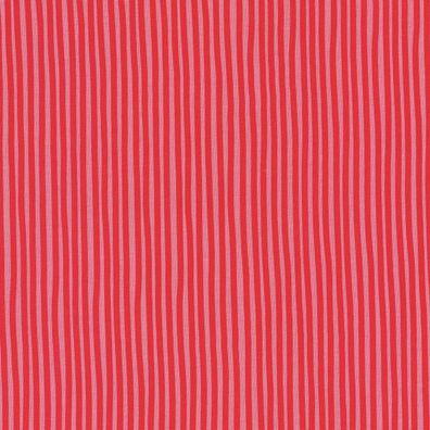 Westfalenstoffe Junge Linie 0,5m rot rosa Streifen * Kinderstoffe * 100% Baumwolle