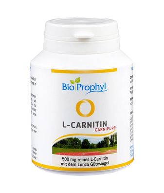 BioProphyl L-Carnitin 500 Carnipure | 500 mg L-Carnitin | hochdosiert | 60 Kapseln