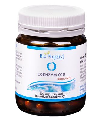BioProphyl Coenzym Q10 Ubiquinol | 100 mg bioaktives Coenzym Q10 hochdosiert