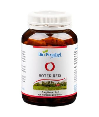 BioProphyl® Roter Reis 10 mg | Monacolin-K aus Monascus Purpureus | 90 Kapseln