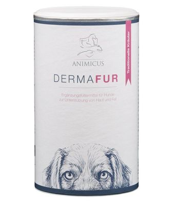 Animicus® Dermafur für Hunde | Unterstützung von Haut und Fell | 500 g Pulver