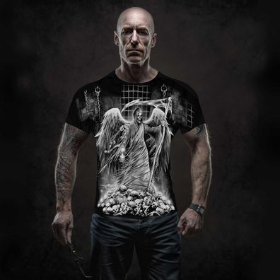 Herren T-Shirt Rock Eagle Heavy Metal Biker Tattoo Rocker M, XL, XXXL (4004)