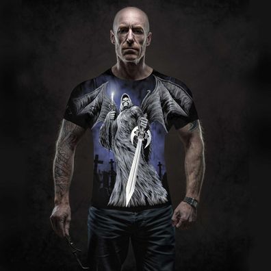 Herren T-Shirt Rock Eagle Heavy Metal Biker Tattoo Rocker M-XL, XXXL (4009)