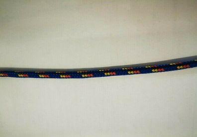 Geflochtene Leinen Tau Seil Schnur Reepschnur mit Kern 6mm Blau Rot Gelb 1,99€/ m