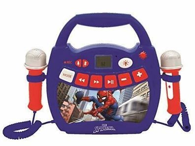 Lexibook MP300SPZ Spiderman-Mein erster Karaoke Musikplayer f?r Kinder mit 2 ...