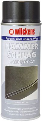 Wilckens Hammerschlag Lackspray 400ml Spray Anthrazit Spraydose Metallschutzlack