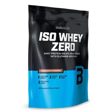 Biotech USA Iso Whey Zero Protein Eiweiß Lactose FREE 500g + Shaker