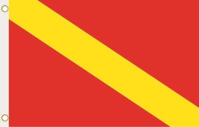Fahne Flagge Boussu (Belgien) Hissflagge 90 x 150 cm