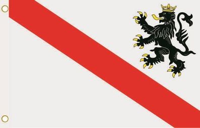 Fahne Flagge Courcelles (Belgien) Hissflagge 90 x 150 cm