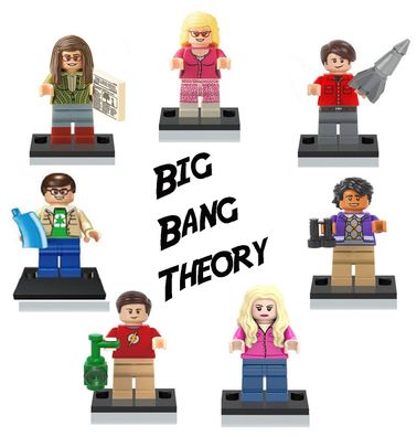 The Big Bang Theory Penny Sheldon Cooper Amy Klemmbausteine Cobi Kazi kompatibel