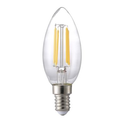 Nordlux LED E14 Leuchtmittel Kerze 4,8W 470lm 2700K 360° Filament dimmbar/ Energie Ef