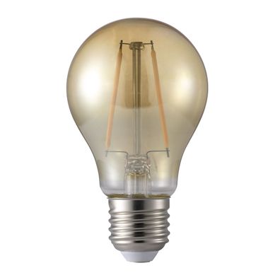 Nordlux LED E27 A60 Leuchtmittel 1,7W 100lm 2000K 300° Filament Gold/ Energie Effizie