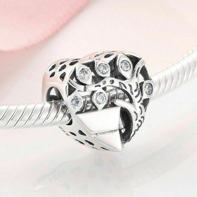 Charms Armband kompatibel Pandora 925 Sterling Silber Charm Baum des Lebens Beads.