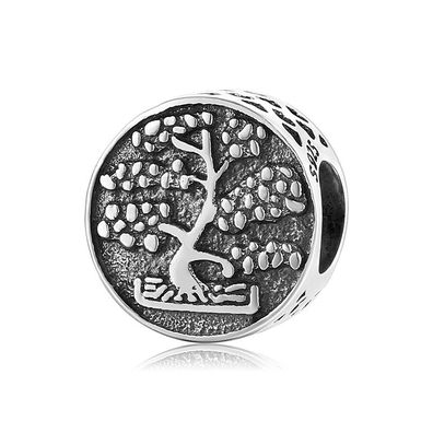 Charms Anhänger kompatibel Pandora 925 Sterling Silber Charm Baum des Lebens Neu.