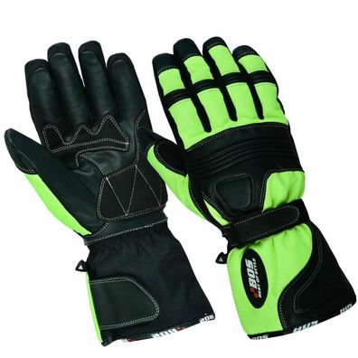 Motorrad Winter Damen Handschuhe warmes Futter Wasserdicht Handschuhe Neon