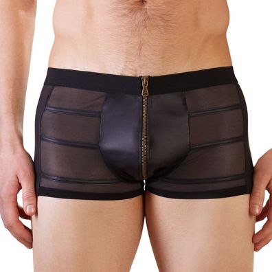 Sexy Herren Pants M L XL mit Zip Matt Look Dessous Unterhose Unterwäsche "Mats"