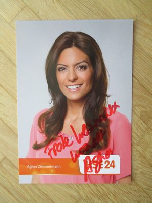 HSE Fernsehmoderatorin Agnes Zimmermann - handsigniertes Autogramm!!!