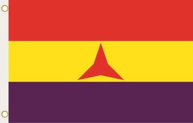 Fahne Flagge Internationale Brigade (Spanien) Hissflagge 90 x 150 cm