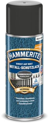 Hammerite Metall Schutzlack Hammerschlag dunkelgrau 400ml. Nr. 5212532 Lackspray
