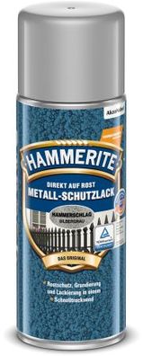 Hammerite Metall Schutzlack Hammerschlag Silbergrau 400ml. Nr. 5087615