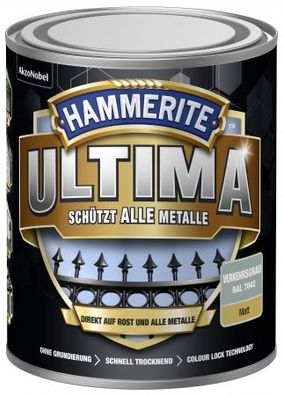 Hammerite Metallschutzlack ULTIMA matt Verkehrsgrau RAL7042 Nr. 5379758