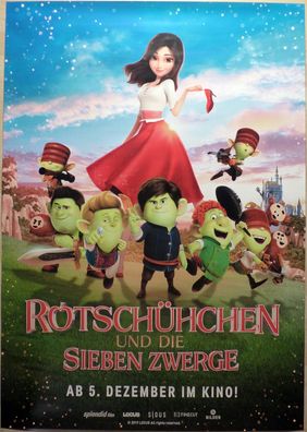 Rotschühchen und die sieben Zwerge - Original Kinoplakat A1 - Filmposter