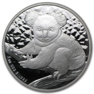 Perth Mint Australien Koala 2009 1 oz 999 Silbermünze Feinsilber in Kapsel