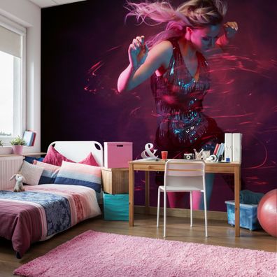 Muralo Selbstklebende Fototapeten XXL Frau Tanz Dekor 3D 3925