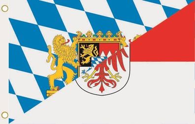 Fahne Flagge Bayern-Brandenburg Hissflagge 90 x 150 cm