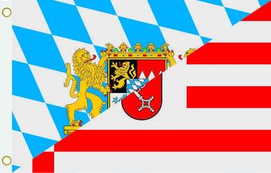 Fahne Flagge Bayern-Bremen Hissflagge 90 x 150 cm