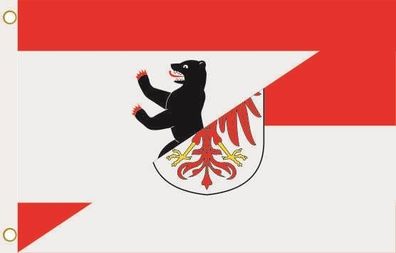 Fahne Flagge Berlin-Brandenburg Hissflagge 90 x 150 cm