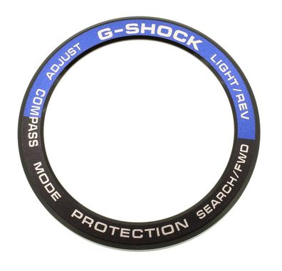 Casio G-Shock Bezel > Edelstahl Lünette schwarz / blau > GN-1000-9A