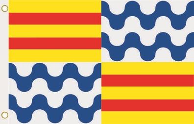 Fahne Flagge Badalona (Spanien) Hissflagge 90 x 150 cm