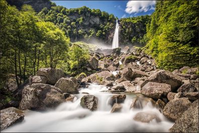 Muralo VLIES Fototapete Tapeten XXL Wasserfall Foroglio, Schweiz 1284