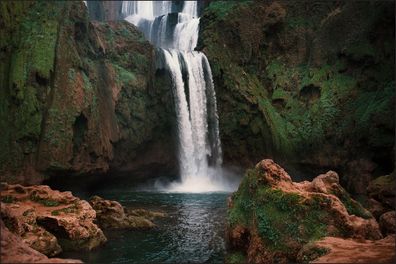 Muralo VLIES Fototapete Tapeten XXL Wasserfall Shallalat Uzud, Marokko 1292