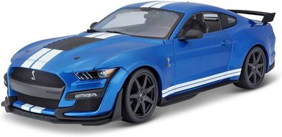 Maisto 31388 - Modellauto - Mustang Shelby GT500 '20 (blau, Maßstab 1:18) Auto